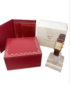 カルティエ マストタンクヴェルメイユ 925 5057001 電池交換済 (O