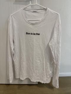 RAGOUT 長袖Tシャツ Born to be free ホワイトのサムネイル