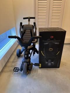 doona グレー 三輪ベビーカー 折りたたみ式 - メルカリ