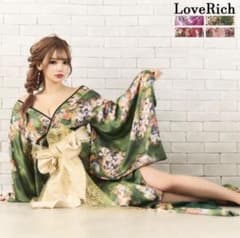 LoveRich 花魁衣装 オリーブグリーンのサムネイル