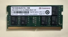 Transcend ノートPC用メモリ 8GB DDR4 2133 - メルカリ