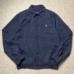 ポロ ラルフローレン スウィングトップ XS 短丈 ネイビー 刺繍ロゴ