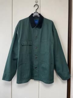BEAMS カバーオール ジャケット グリーン Mのサムネイル