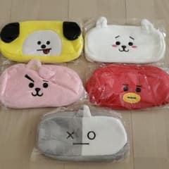 신품 BT21 BTS 펜 케이스 파우치 5점