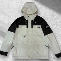 ノースフェイス マウンテンパーカー 白チャコールグレー　XXL No.138のサムネイル