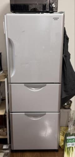 HITACHI 冷蔵庫 シルバー - メルカリ