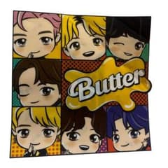 Butter K-POP 아이돌 캐릭터 일러스트