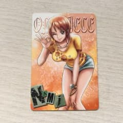 ONE PIECE 나미 카드 메모리얼 로그 카드