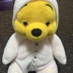 ユ*☻様 くまのプーさん ぬいぐるみ ホワイトのサムネイル
