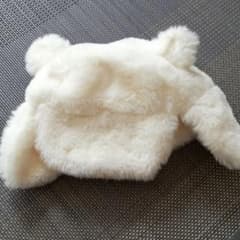 未使用　くま　フワフワ　帽子のサムネイル