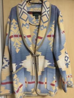 POLO LAUREN RALPH LAUREN 幾何学模様 カーディガン Sのサムネイル