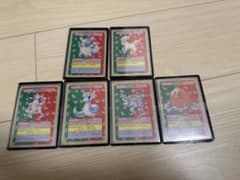 カイリキー　ポニータ　バリヤード　ディグダ　ディグダ　ミニリュウ番号なし希少裏青 カイリキー ポニータ バリヤード ディグダ ディグダ ミニリュウ番号