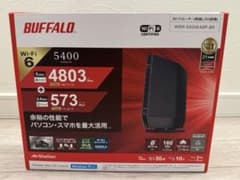 【中古】BUFFALO WSR-5400AX6P-BK 中古】BUFFALO WSR-5400AX6P-BK バッファロー - メルカリ