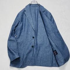 ビームスエフ｜シャンブレー 2Bシャツジャケット アンコン インディゴ 藍染 ビームスエフ｜シャンブレー 2Bシャツジャケット アンコン インディゴ