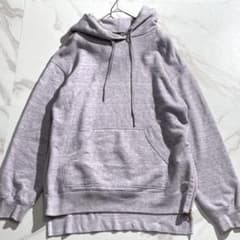 入手困難✨ ドゥロワー コットン×カシミヤ パーカー フード パープル系 
