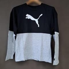 【PUMA】長袖Tシャツ バイカラー 160cmのサムネイル