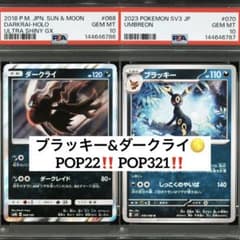 超絶版連番‼️ PSA10 メガ ダークライ & ブラッキー　068 070 超絶版連番‼️ PSA10 メガ ダークライ & ブラッキー 068 070 - メルカリ