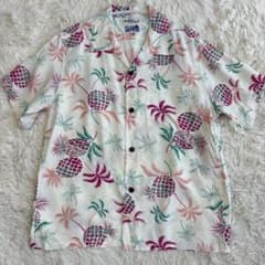 極美品 サンサーフ アロハシャツ ビームス別注 オープンカラー レーヨン L 極美品 サンサーフ アロハシャツ ビームス別注 オープンカラー