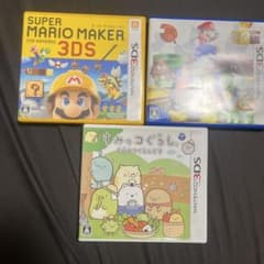 ゴ*O様 ニンテンドー3DS ソフト 3本セット マリオ すみっコぐらしのサムネイル