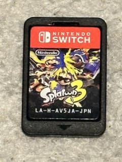Splatoon 3 Nintendo Switch ゲームカードのサムネイル