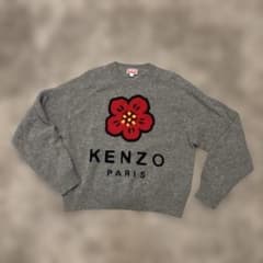 ケンゾー　花柄　ロゴ　ニット　セーター　良品　BOKE FLOWER NIGO ケンゾー 花柄 ロゴ ニット セーター 良品 BOKE FLOWER NIGO - メルカリ