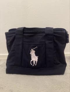 Polo Ralph Lauren キャンバストートバッグネイビーのサムネイル