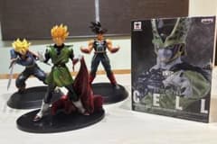 セル未開封】ドラゴンボール フィギュア4体セット 悟飯・バーダック