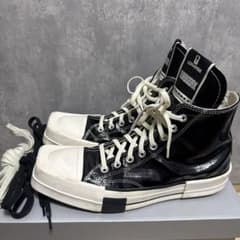 CONVERSE✖️リックオウエンス　チャックテイラー ハイカット ブラックのサムネイル
