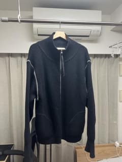 JieDa 23AW 2WAY ZIP UP KNITのサムネイル