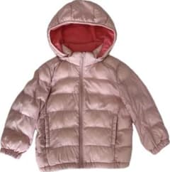 ユニクロUNIQLOライトウォームパデットパーカ　size100のサムネイル