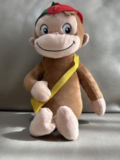 おさるのジョージ Lぬいぐるみ 春のおでかけ