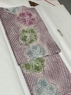 新品・未使用】有松絞り 浴衣 お仕立て上がり しつけ糸付き ピンク