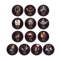 OH MY CAFE Big Glitter Can Badge - Hades