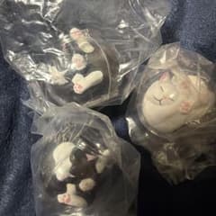 液体ねこ カプセルトイ 白 白黒 3点セットのサムネイル