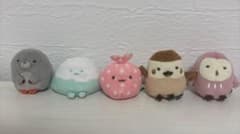 すみっコぐらしてのりぬいぐるみ　5体セットのサムネイル