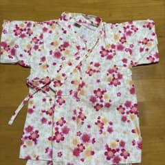 花柄甚平 100cm 綿100%のサムネイル