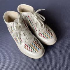 カラフル編み込みスニーカー⭐︎のサムネイル