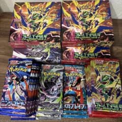 ポケモンカード未開封4BOXシュリンクなし ぺりぺり有り 未開パック77