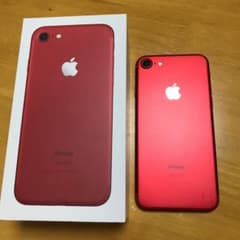 iPhone 7 Red 128 GB SIMフリーのサムネイル