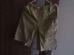 UNIQLO キッズ ハーフパンツ 160cm ベージュ