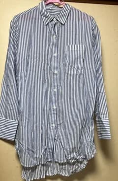 ユニクロ　UNIQLO プリンセスタムタム　コットンロングシャツ L
