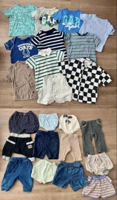 GAP セット 80サイズ 男の子　まとめ売り 24点　保育園　80cm 記名無のサムネイル