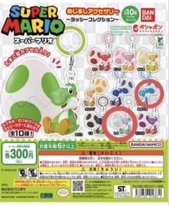 ヨッシーめじるしアクセサリー みずいろ しろのサムネイル