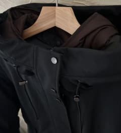 新品未使用】ゴアテックス×ダウン 最強防寒AIGLE ダウンコート 黒 40 