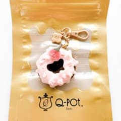 新品未使用】Q-pot. メルティーサクラ ドーナッツ バッグチャーム 