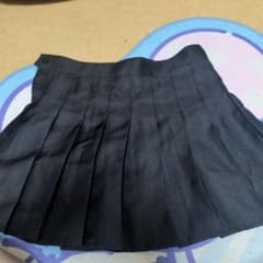 ブラック プリーツ ミニスカートのサムネイル