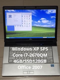 Windows XP SP5 4GB SSD120GB Office2007 - メルカリ