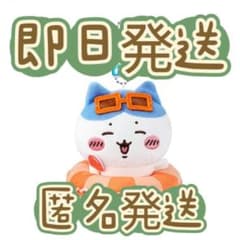 MINISO × 치이카와 콜라보 여름날 시리즈 플로팅 마스코트 열쇠 고리 벌레