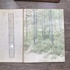 軽井沢千ヶ滝 山水畫 スケッチブック 鉛筆画 1冊 - メルカリ