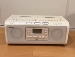 aiwa アイワ CDラジカセ CSD-W330 ホワイト 2004年製 - メルカリ